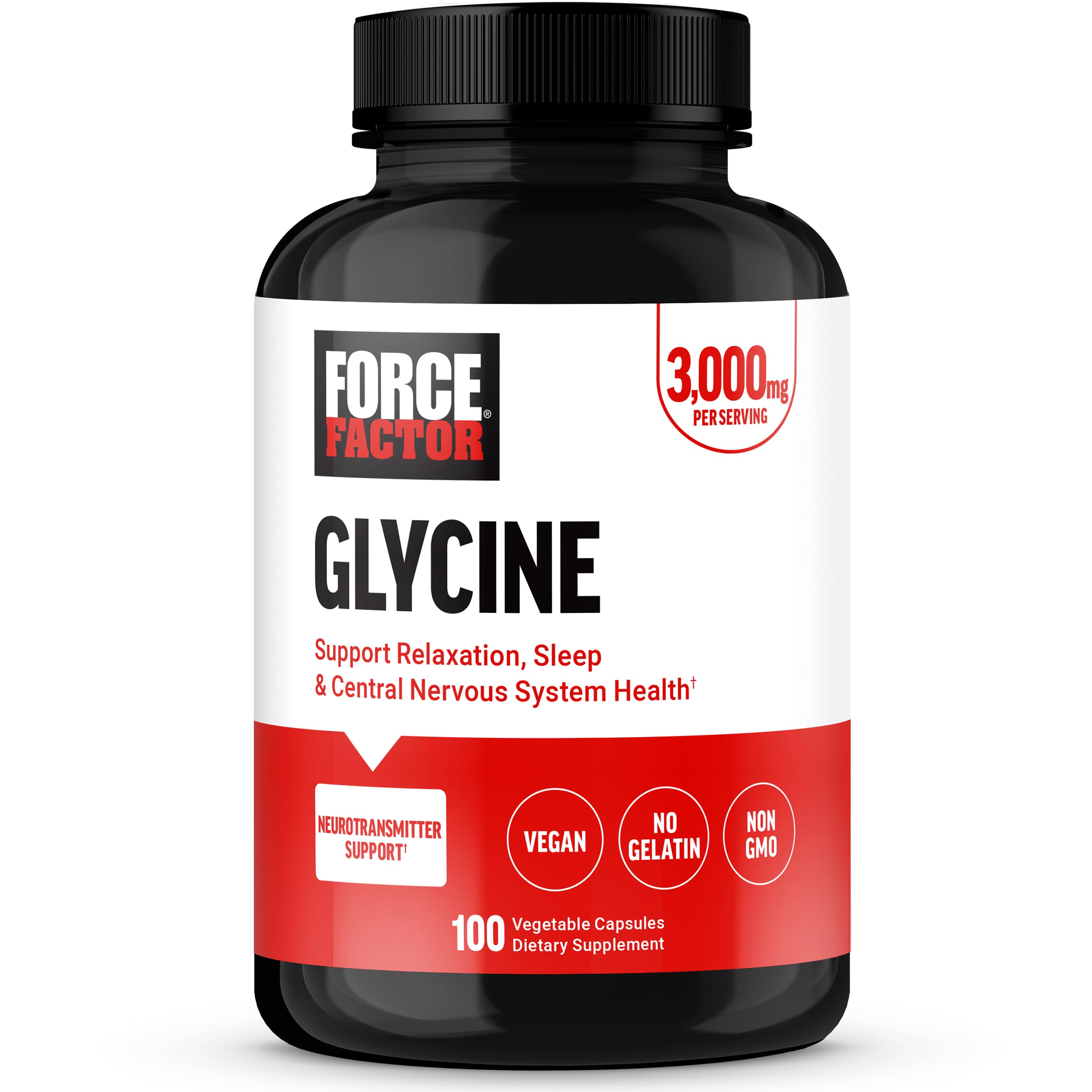 FORCE FACTOR GLYCINE 3000MG X100