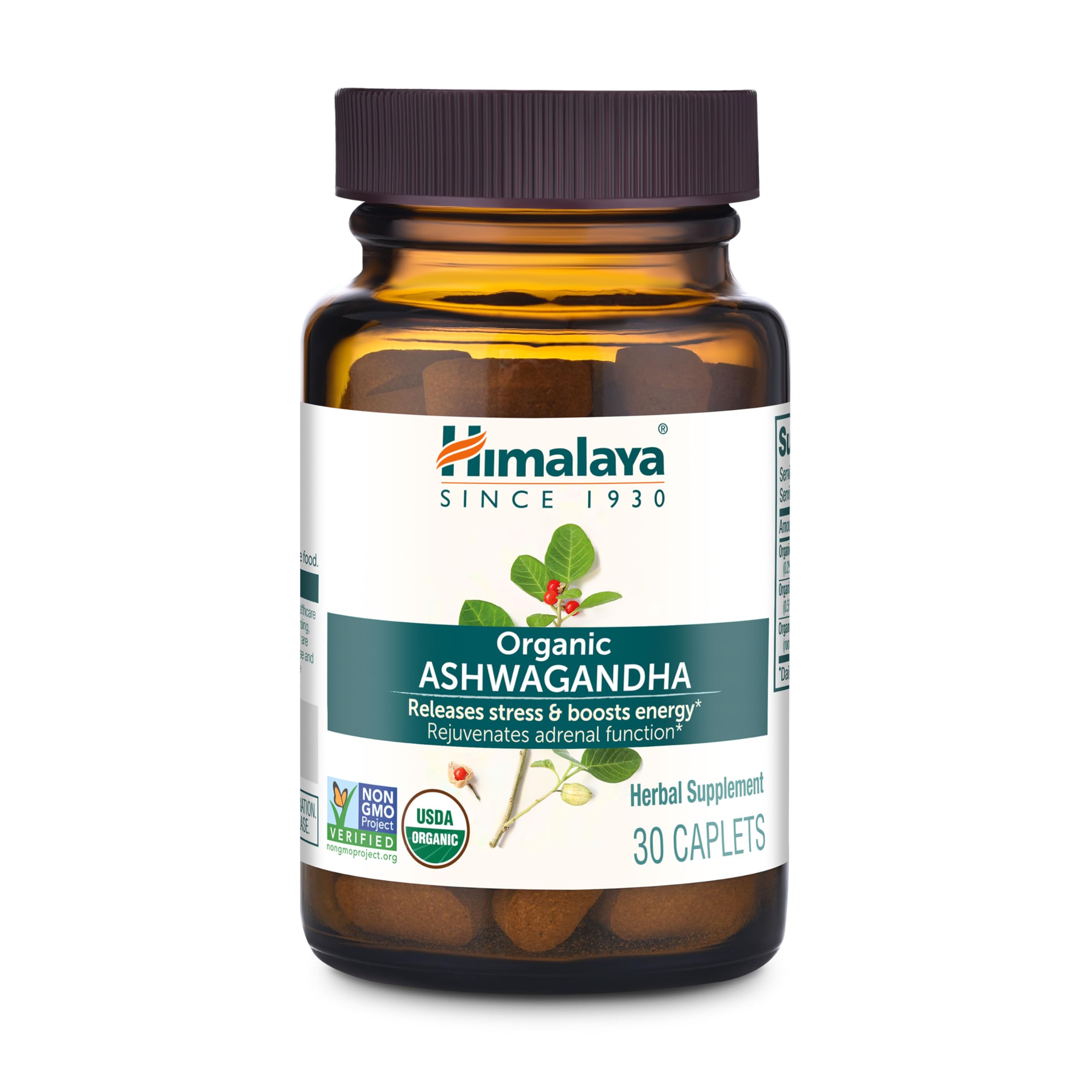 HIMALAYA ORGANIC ASHWAGANDHA X30