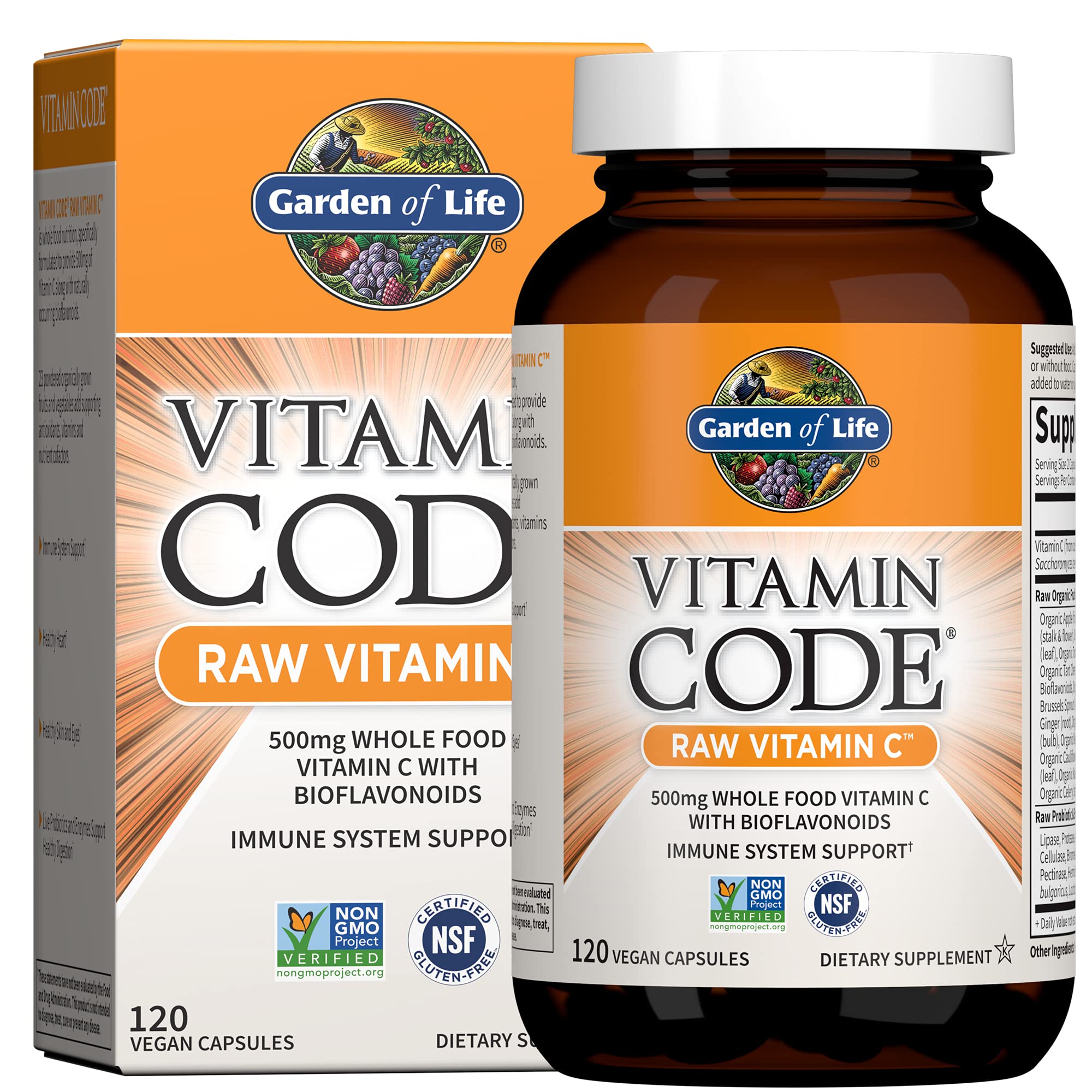 GOL VITAMIN CODE RAW VIT C 120 CAPS