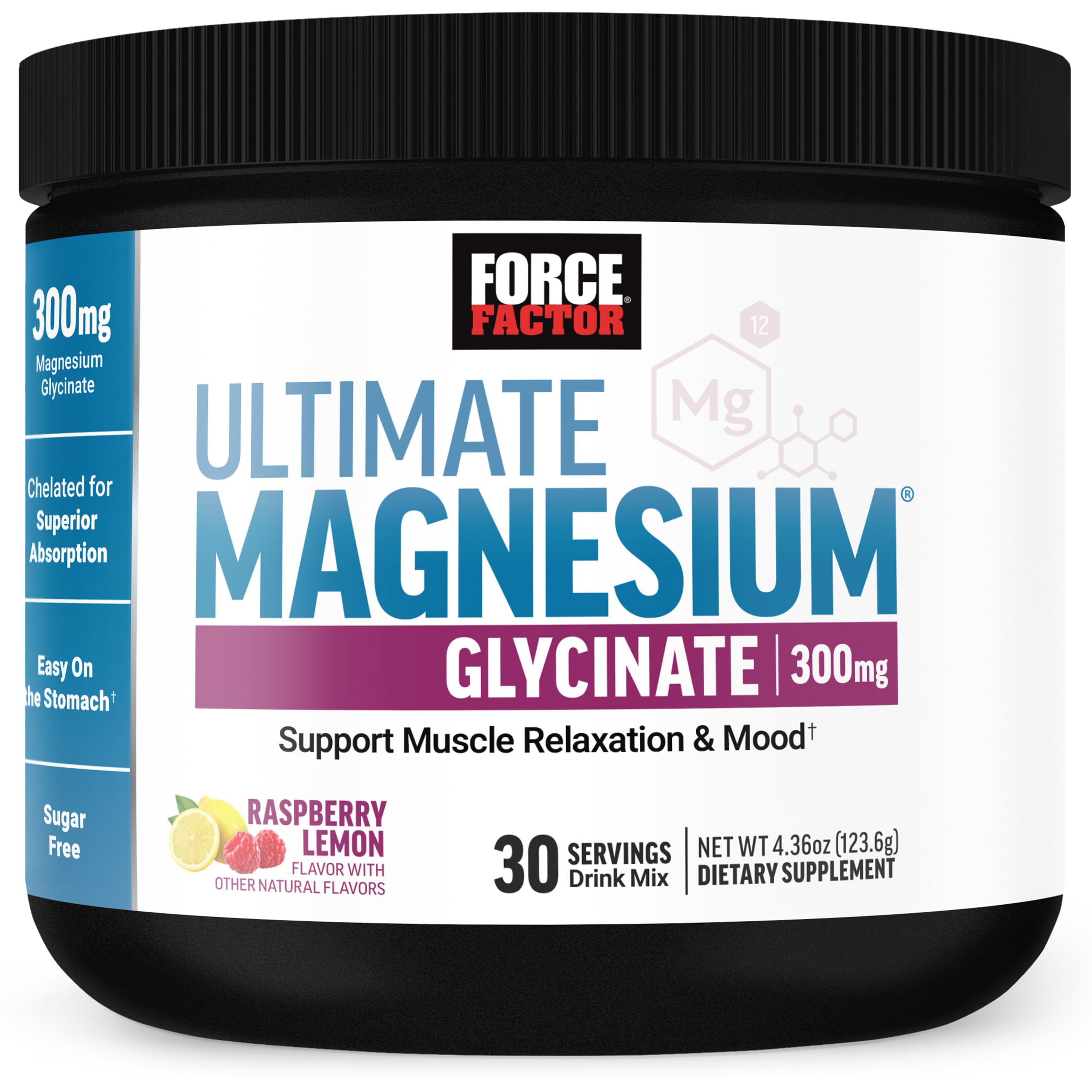 FORCE FACTOR ULTIMATE MAGNESIUM GLYCINATE 300MG X30