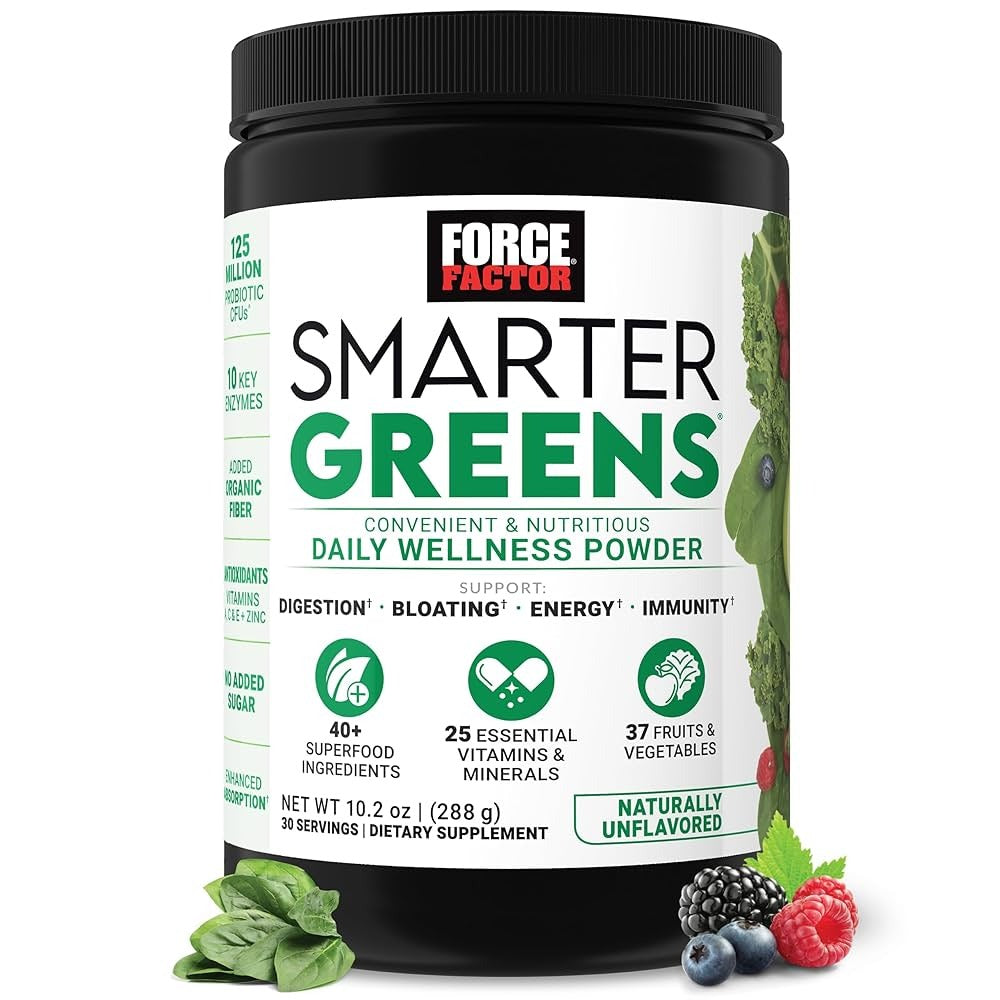 FORCE FACTOR SMARTER GREENS X 9