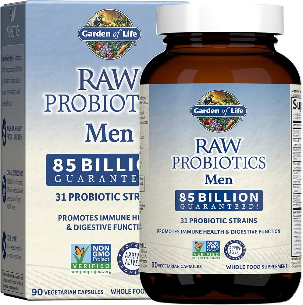 GOL RAW PROBIOTICS MEN 85 BILLION X90