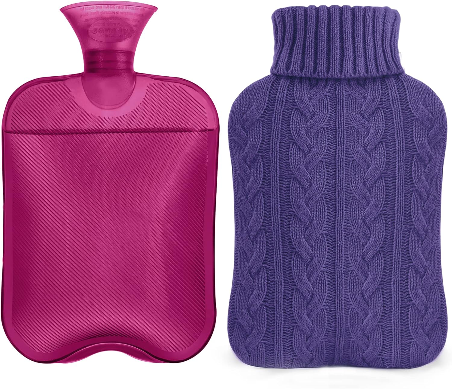 HOT WATER BOTTLE 2L WITH COVER