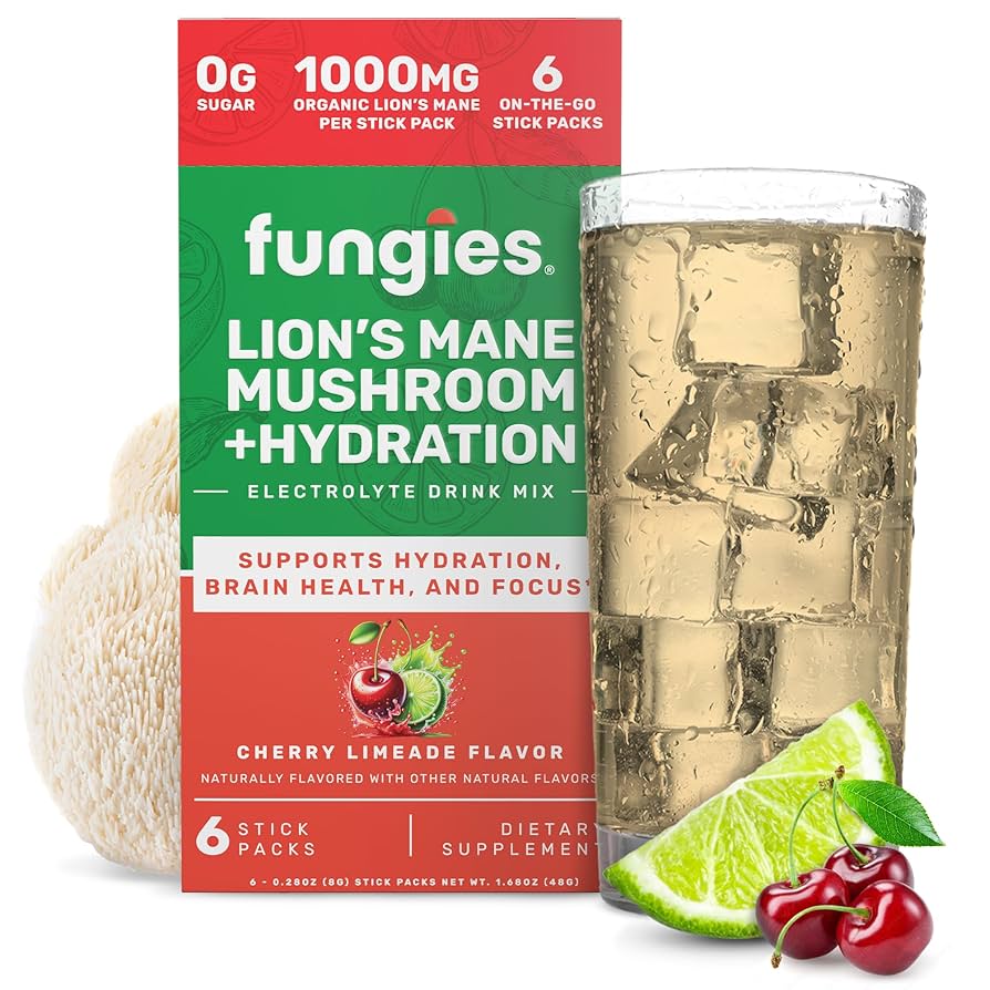 FUNGIES LIONS MANE MUSHROOM X 6