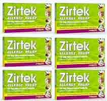 ZIRTEK ALLERGY 10MG X 7