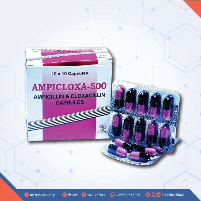 PETICLOX AMPICCILIN/CLOXACILLIN 500MG