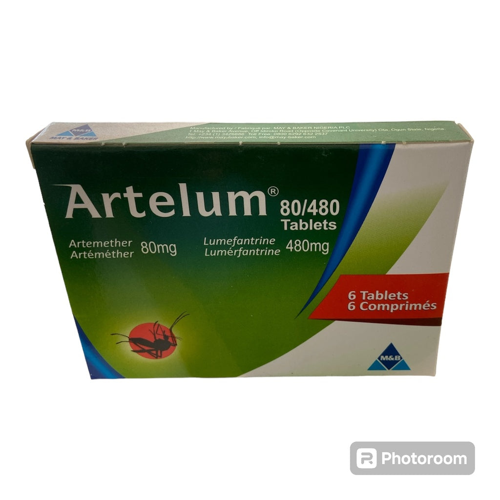 ARTELUM 80/480MG X6