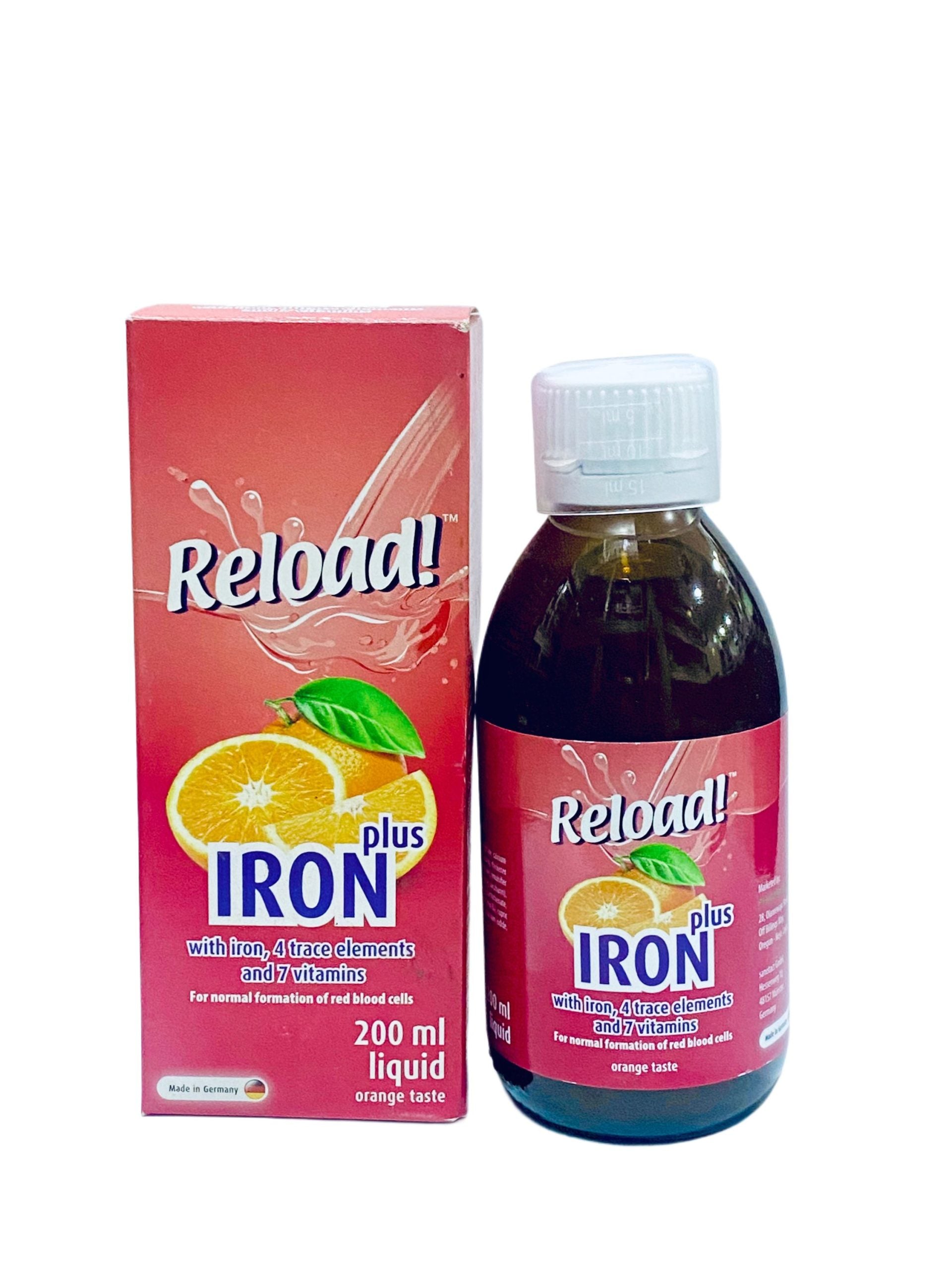 RELOAD IRON PLUS SYR 200MLS
