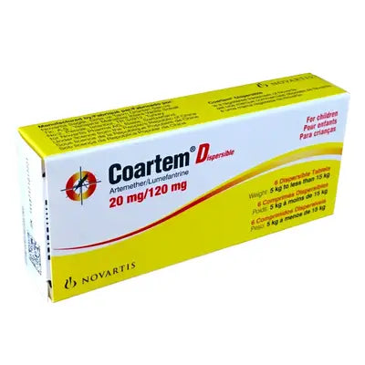 COARTEM DISP 20/120MG X 6