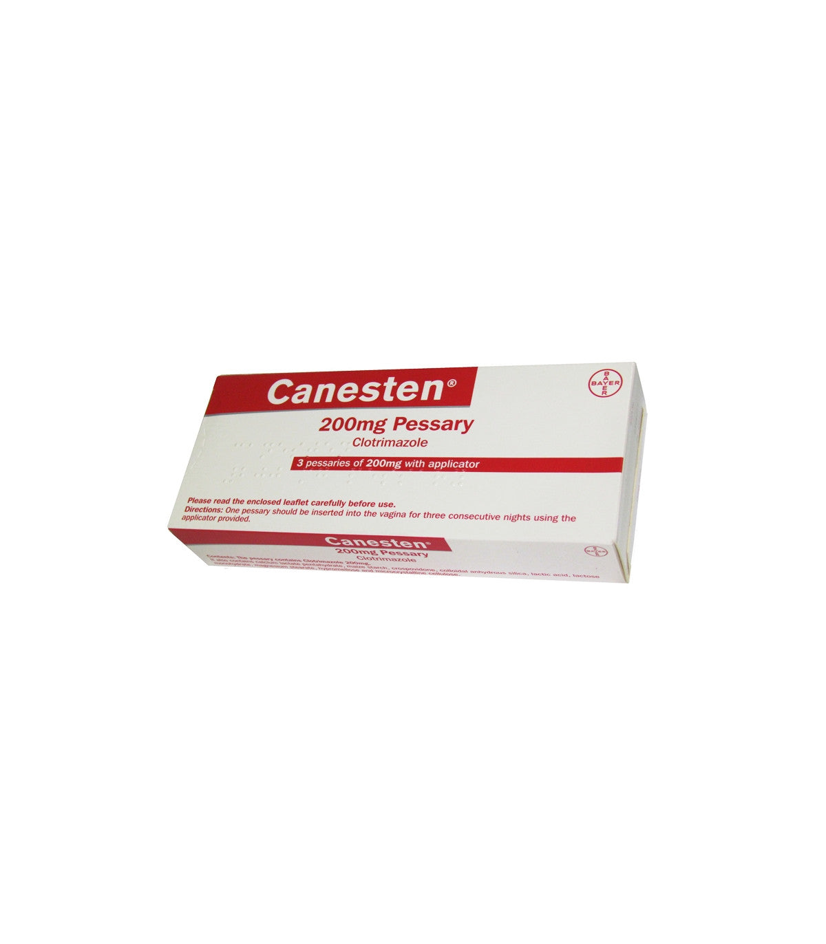 CANESTEN 200MG PESSARY X 3