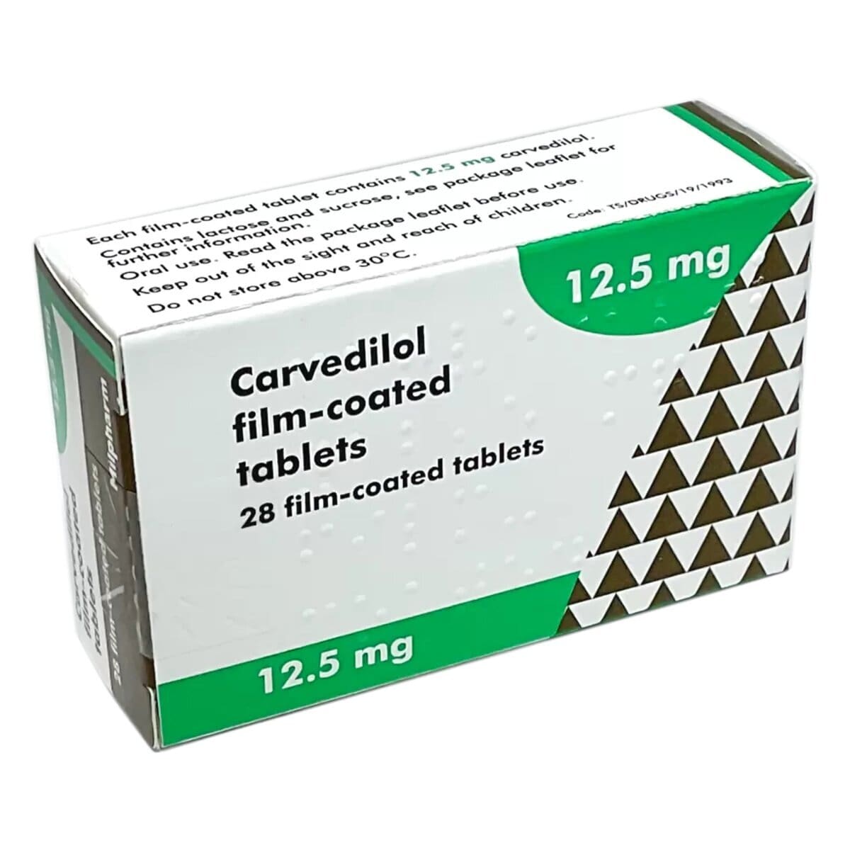 CARVEDILOL 12.5MG X 28 TEVA
