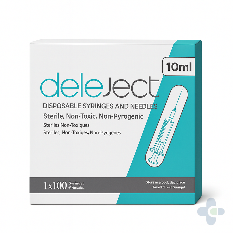 DELEJECT 10MLS NEEDLE & SYRINGE