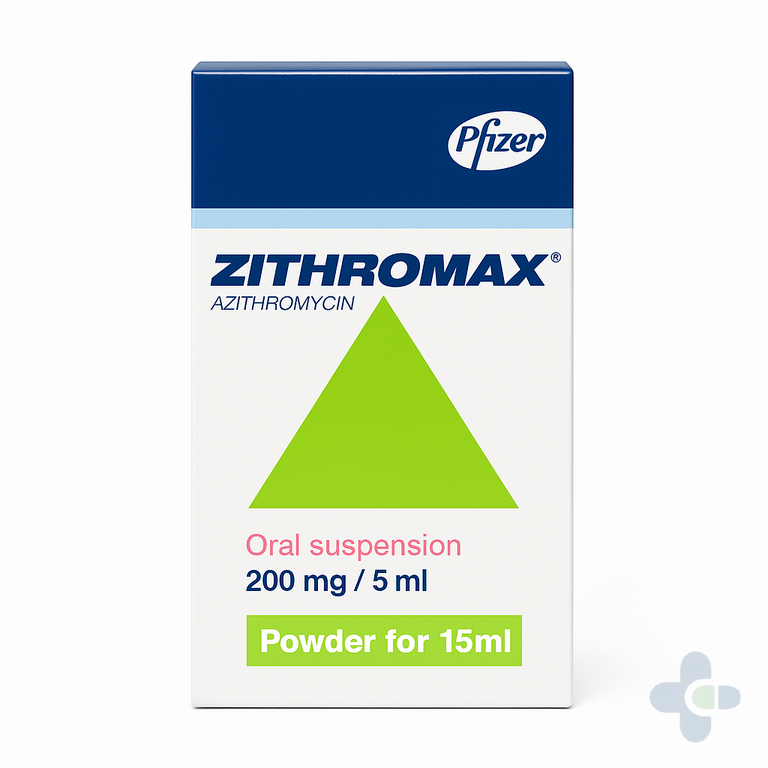 ZITHROMAX 200MG/5ML X 15MLS