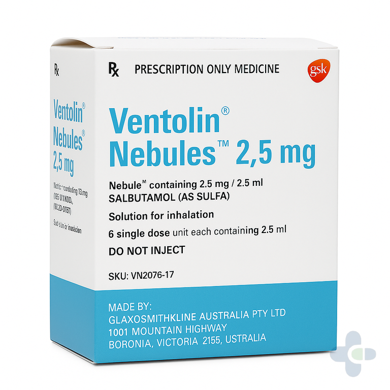 VETOLIN NEBULES 2.5MG X 5 PER SACHET