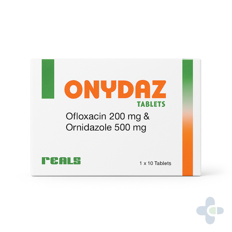 ONYDAZ 200/500MG TABS X 10