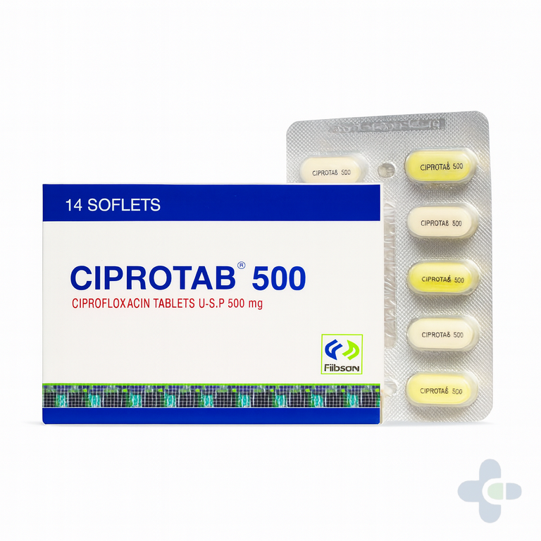 CIPROTAB 500MG X 14 TABS
