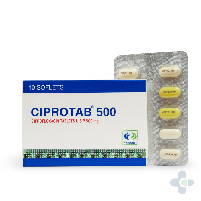 CIPROTAB 500MG X 10 TABS