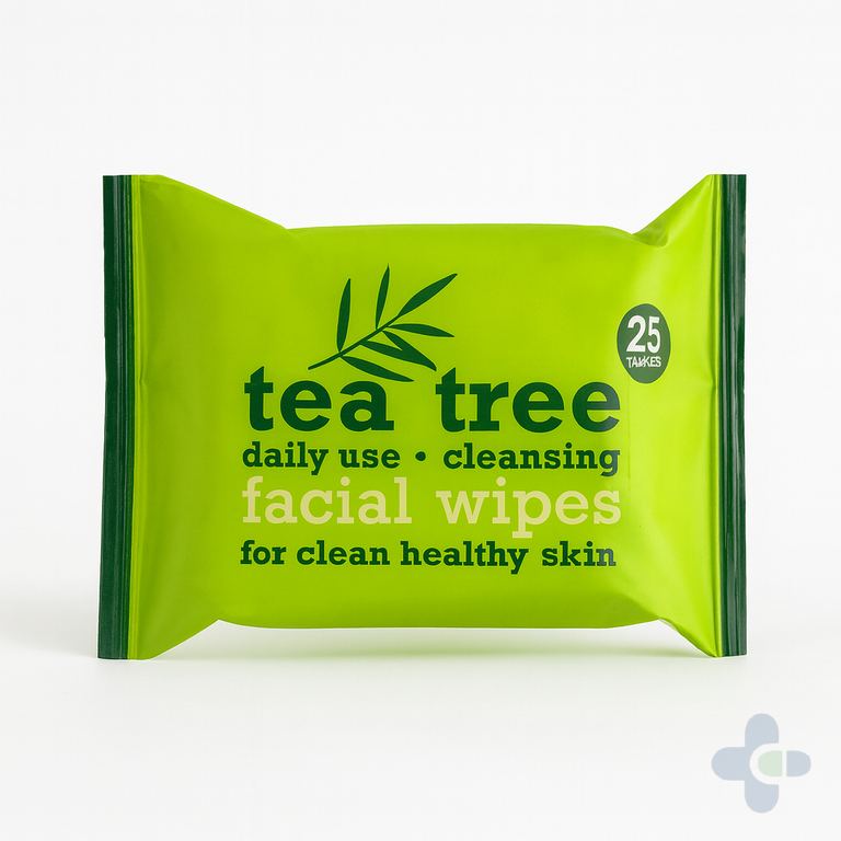 TEA TREE FACIAL WIPES X 25