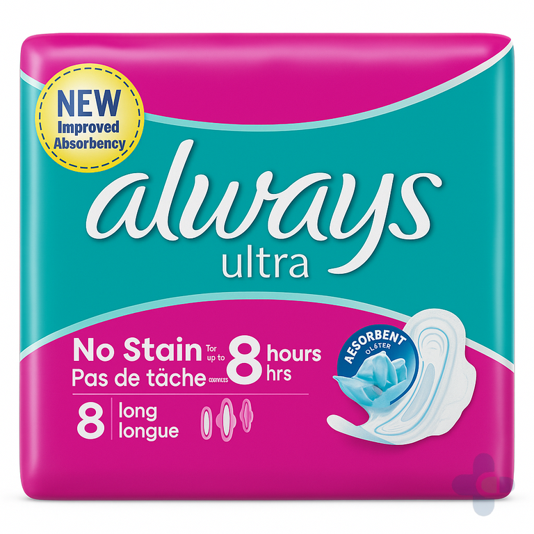 ALWAYS ULTRA THIN RED X 8