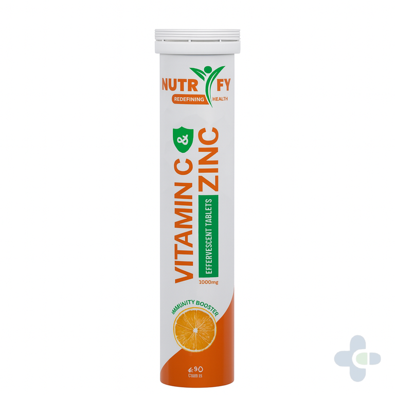 NUTRIFY VIT C & ZINC EFF TABSX
