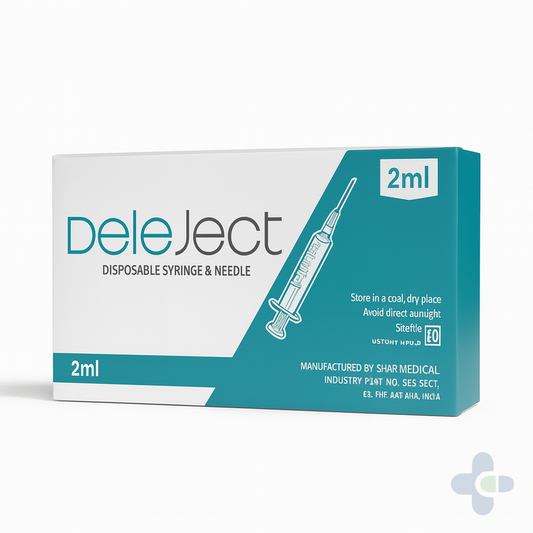 DELEJECT 2MLS NEEDLE & SYRINGE