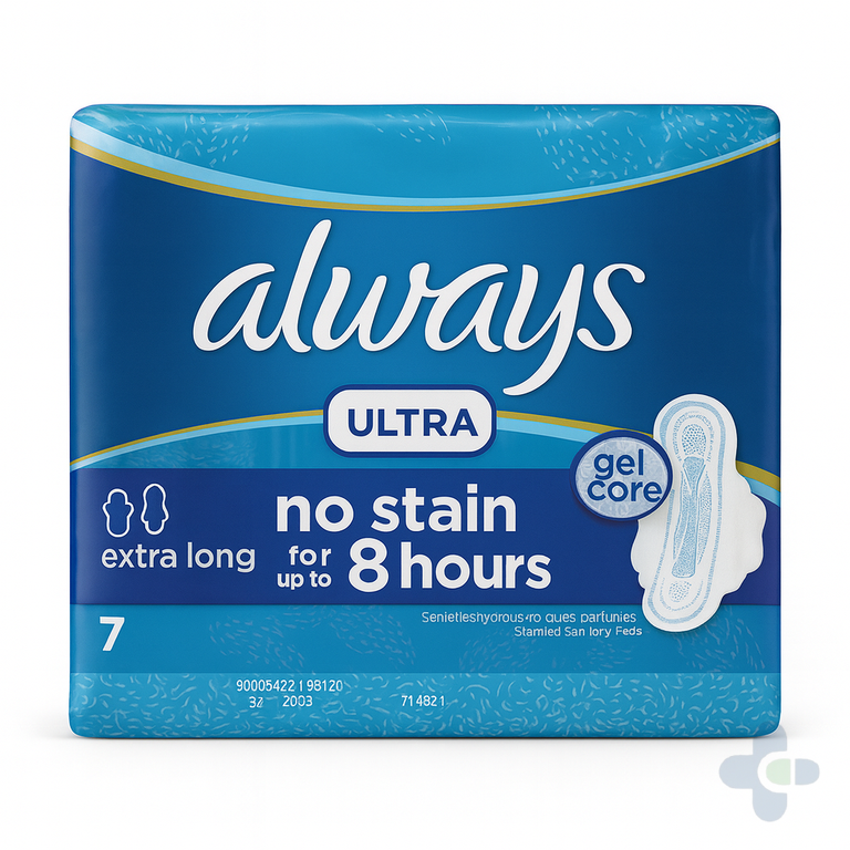 ALWAYS ULTRA THIN BLUE X7