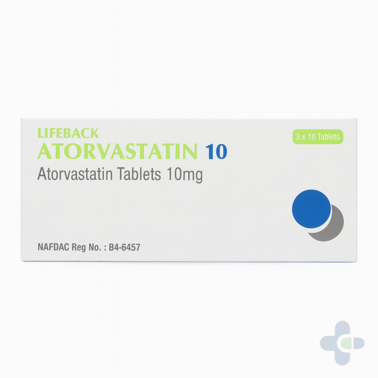 ATORVASTATIN 10MG X 28 LIFEBACK