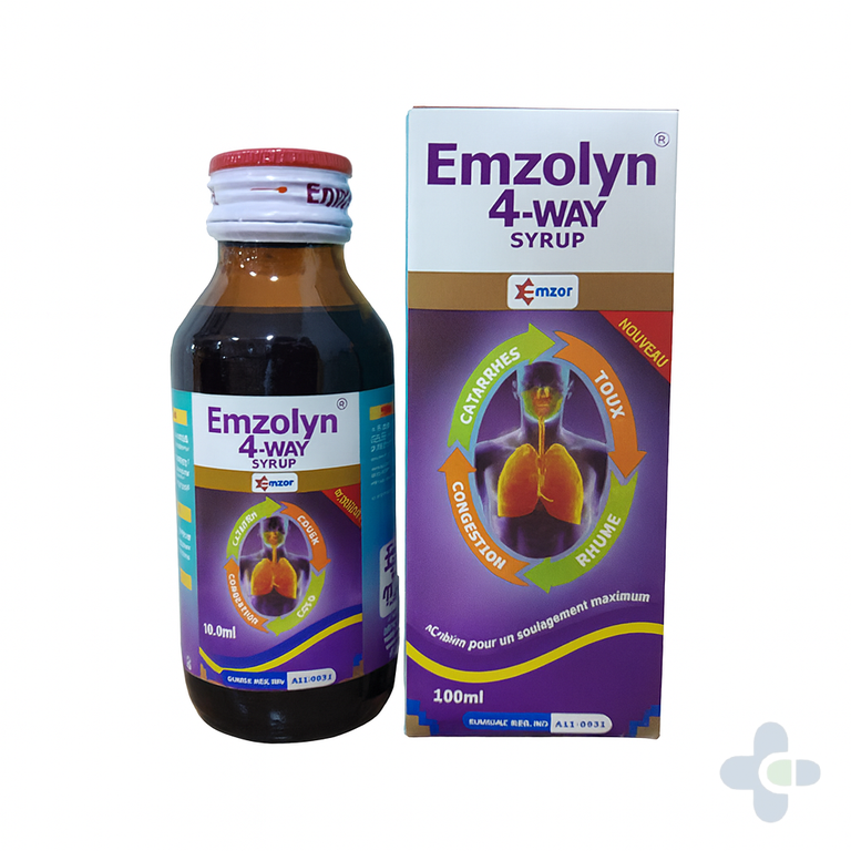 EMZOLYN 4-WAY SYRUP 100MLS