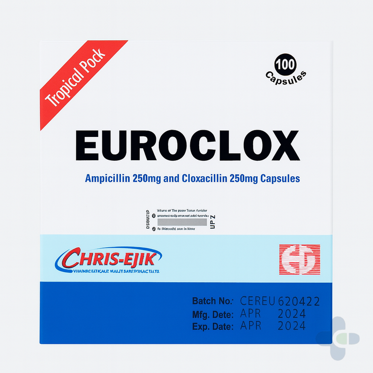 EUROCLOX CAPS 500MG X 10