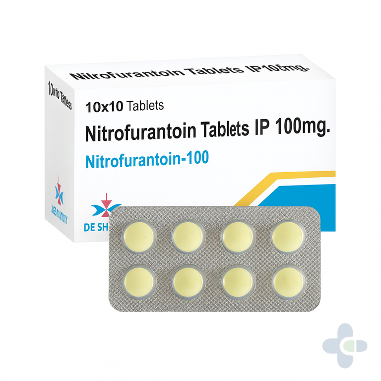DE-SHALOM NITROFURANTOIN 100MG