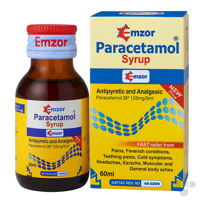 EMZOR PARACETAMOL SYR 60MLS