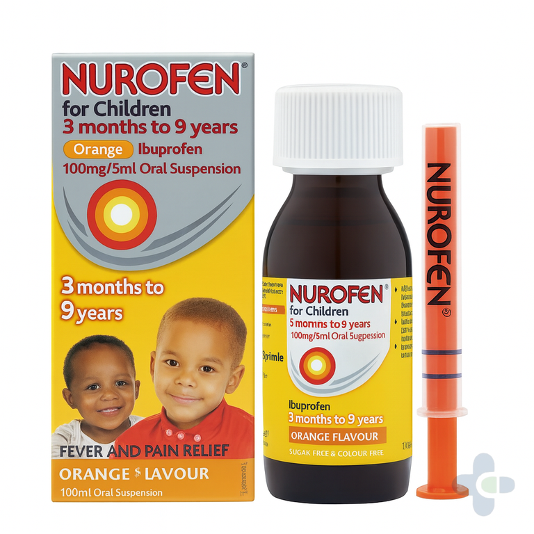 NUROFEN SUSP ORANGE FLV.100MLS