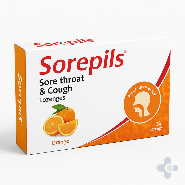 SOREPILS LOZENGES ORANGE X 24
