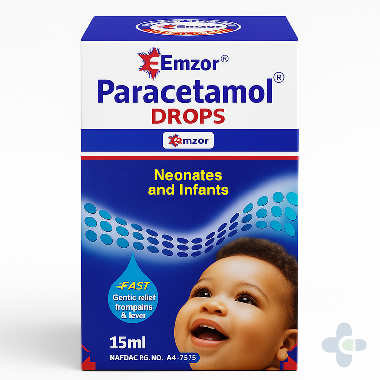 EMZOR PARACETAMOL DROPS 15MLS