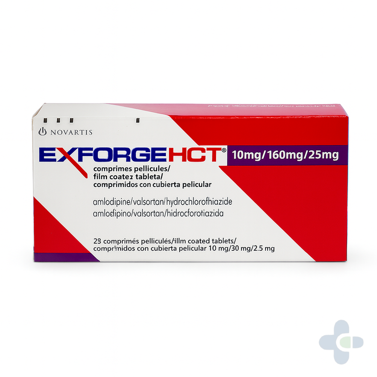EXFORGE HCT 10/160/25MG X SAC