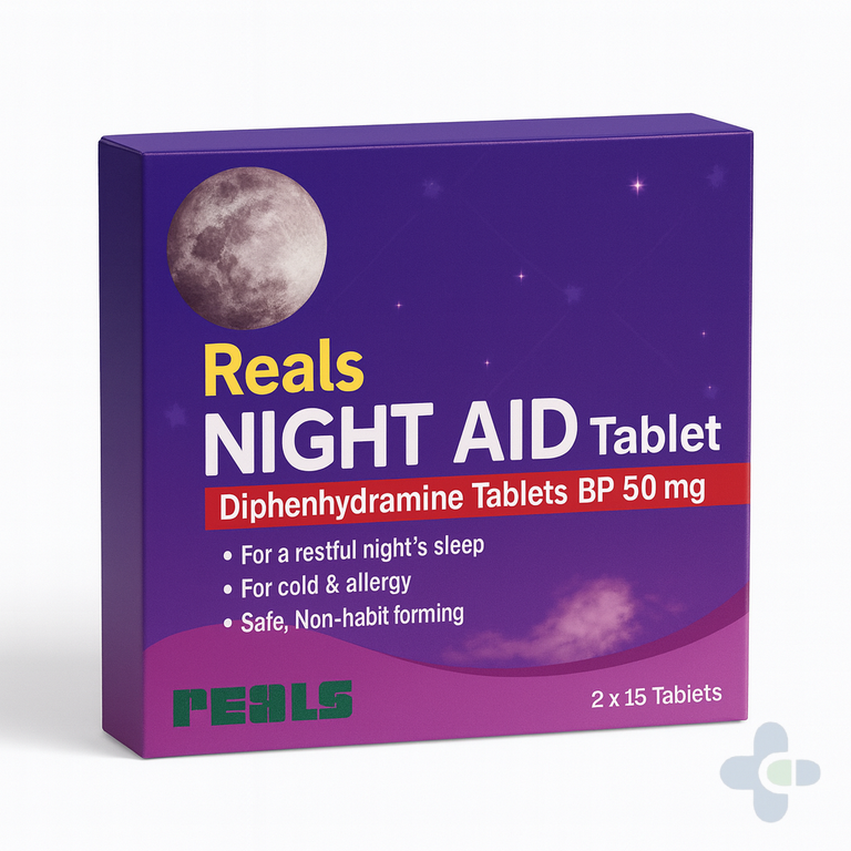 REALS NIGHT AID 50MG X 30 TABS