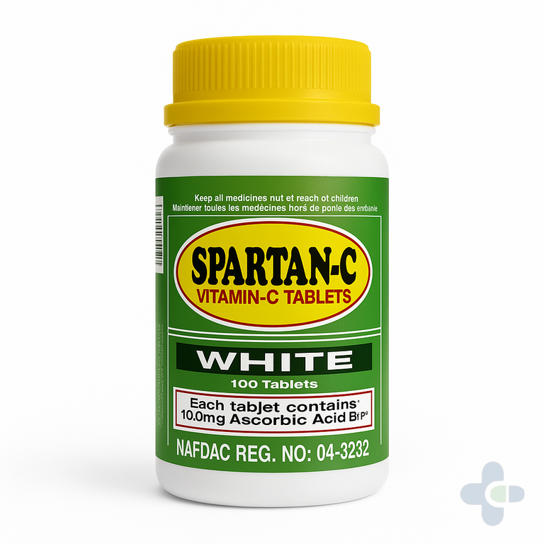 SPARTAN-C VIT C 100MG X 100 WHI