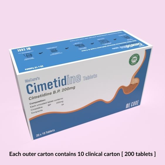 CIMETIDINE TABLETS 200MG X20 MECURE