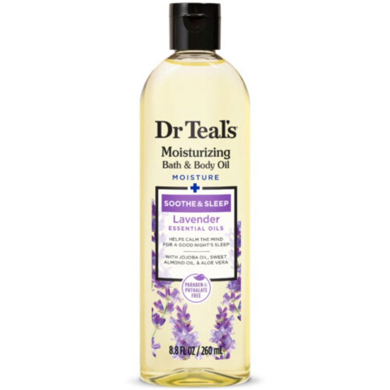 DR. TEALS MOISTURISING BATH & BODY LAVENDER OIL 260ML