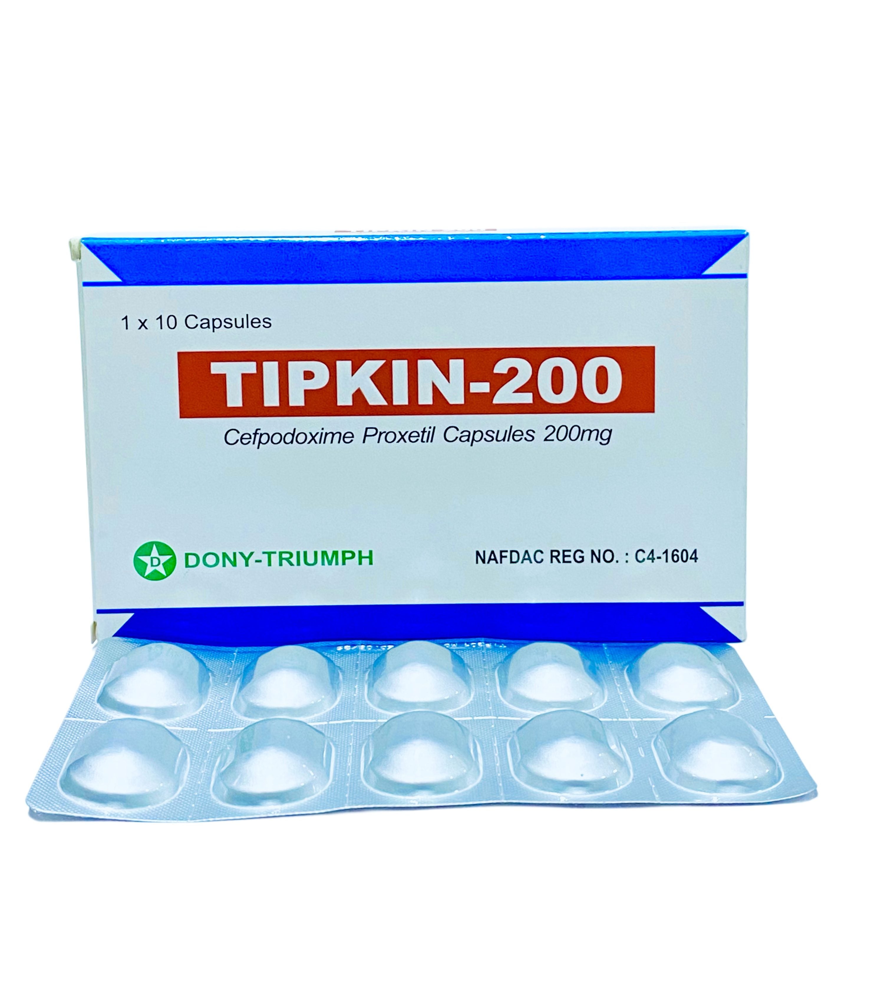 TIPKIN-200MG X10