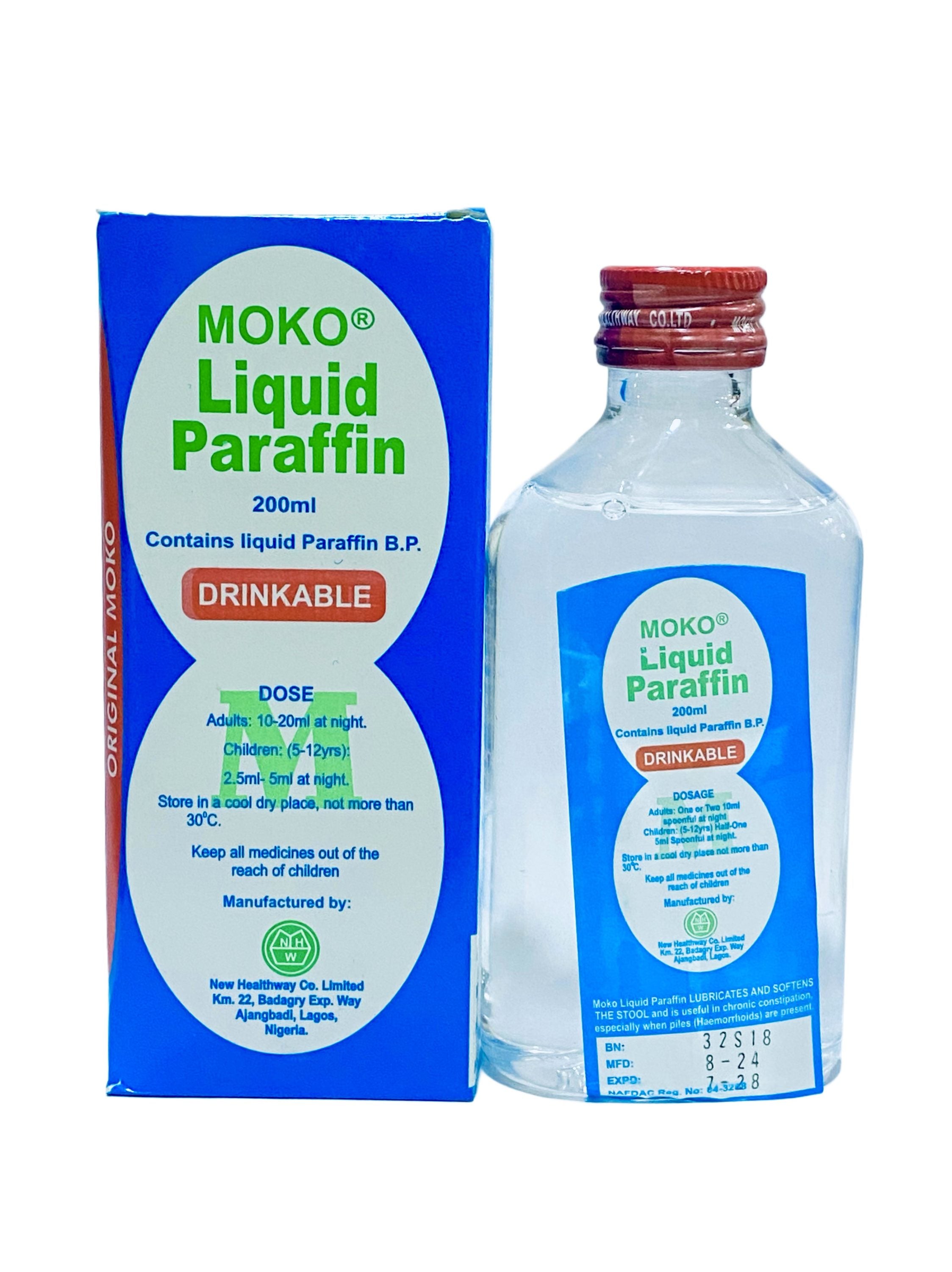 MOKO LIQ.PARAFFIN 200MLS