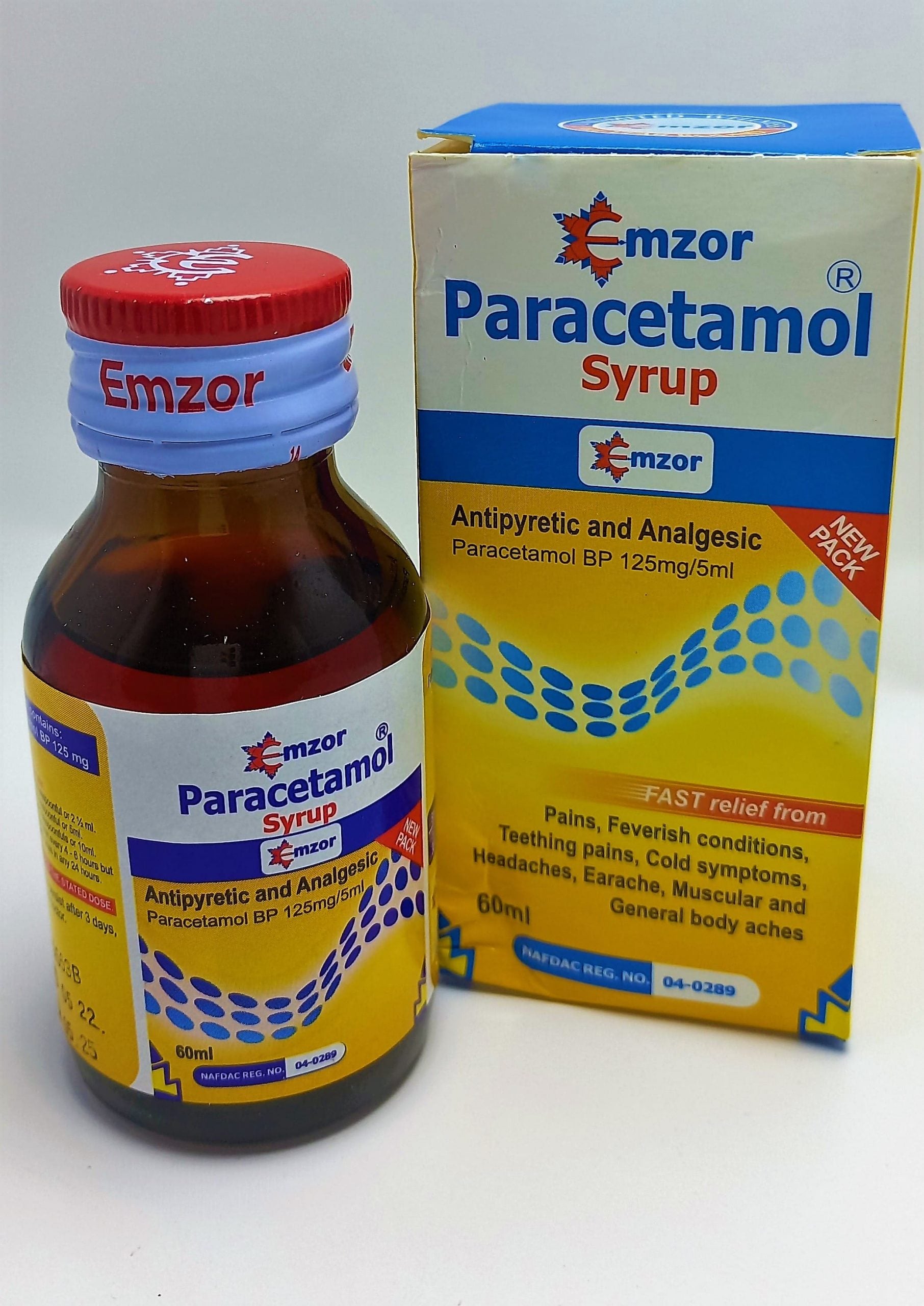 EMZOR PARACETAMOL SYR 60MLS
