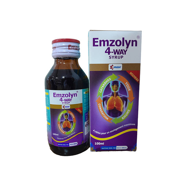 EMZOLYN 4-WAY SYRUP 100MLS