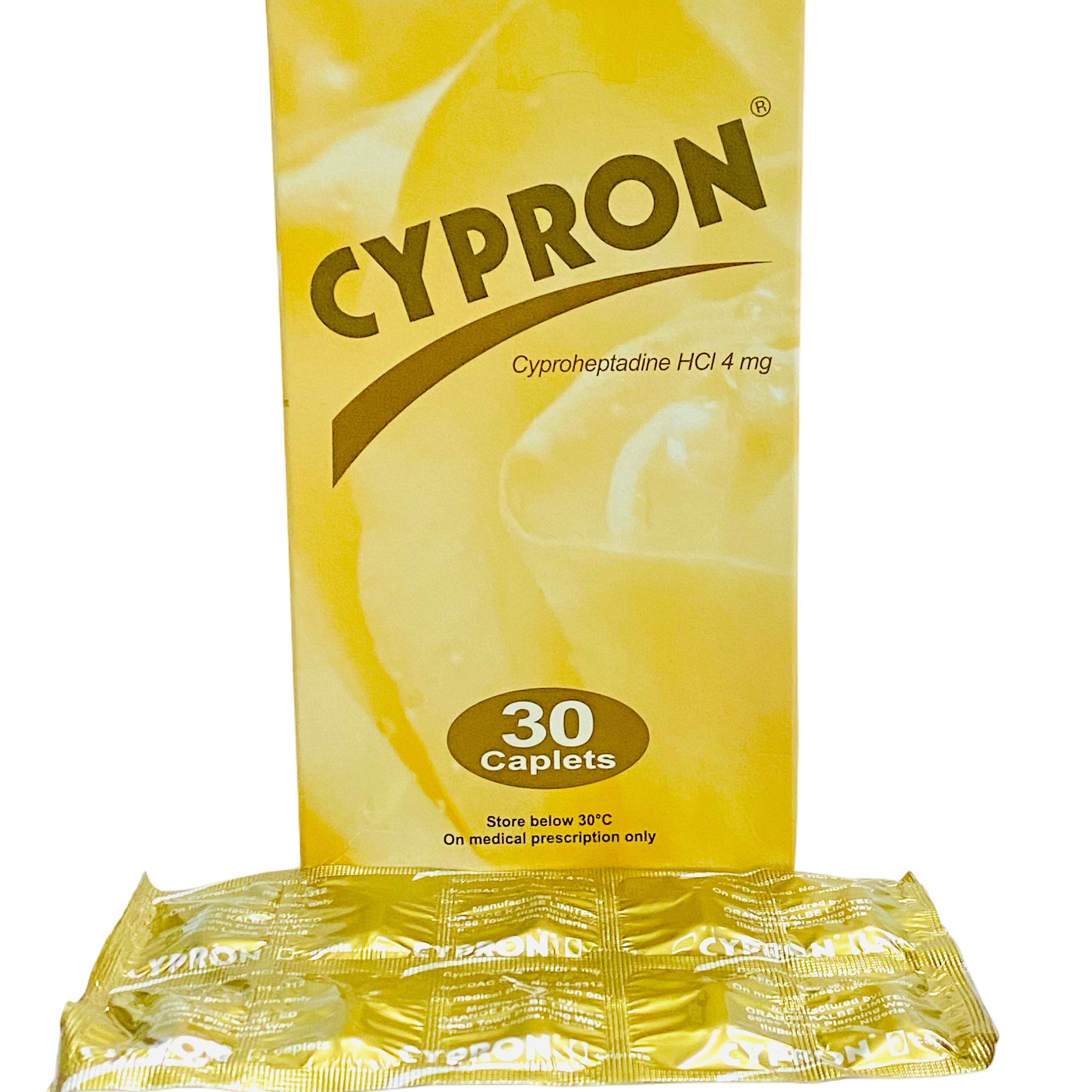 CYPRON 4MG X 30 CAPLETS