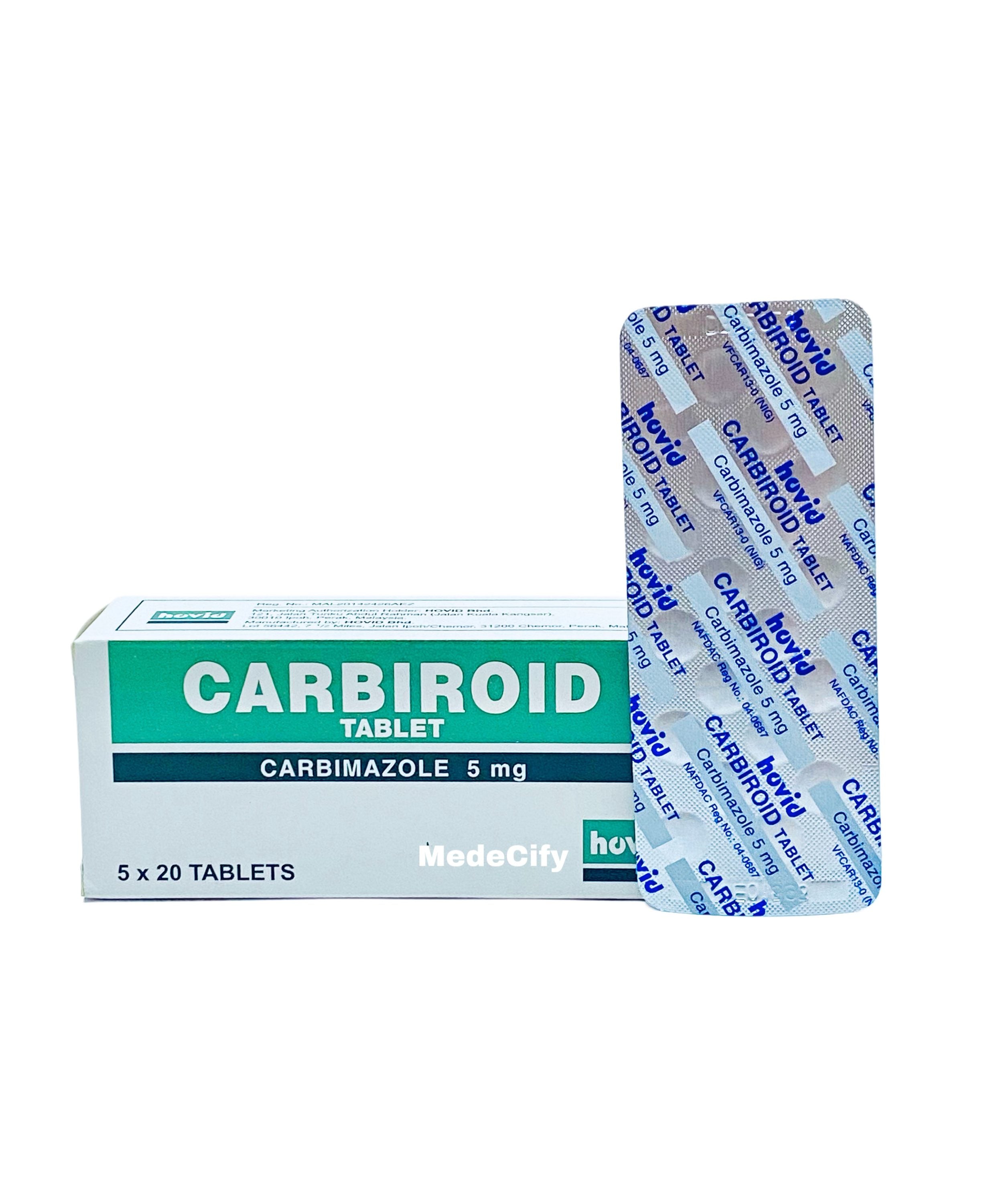 CARBIROID 5MG X 100