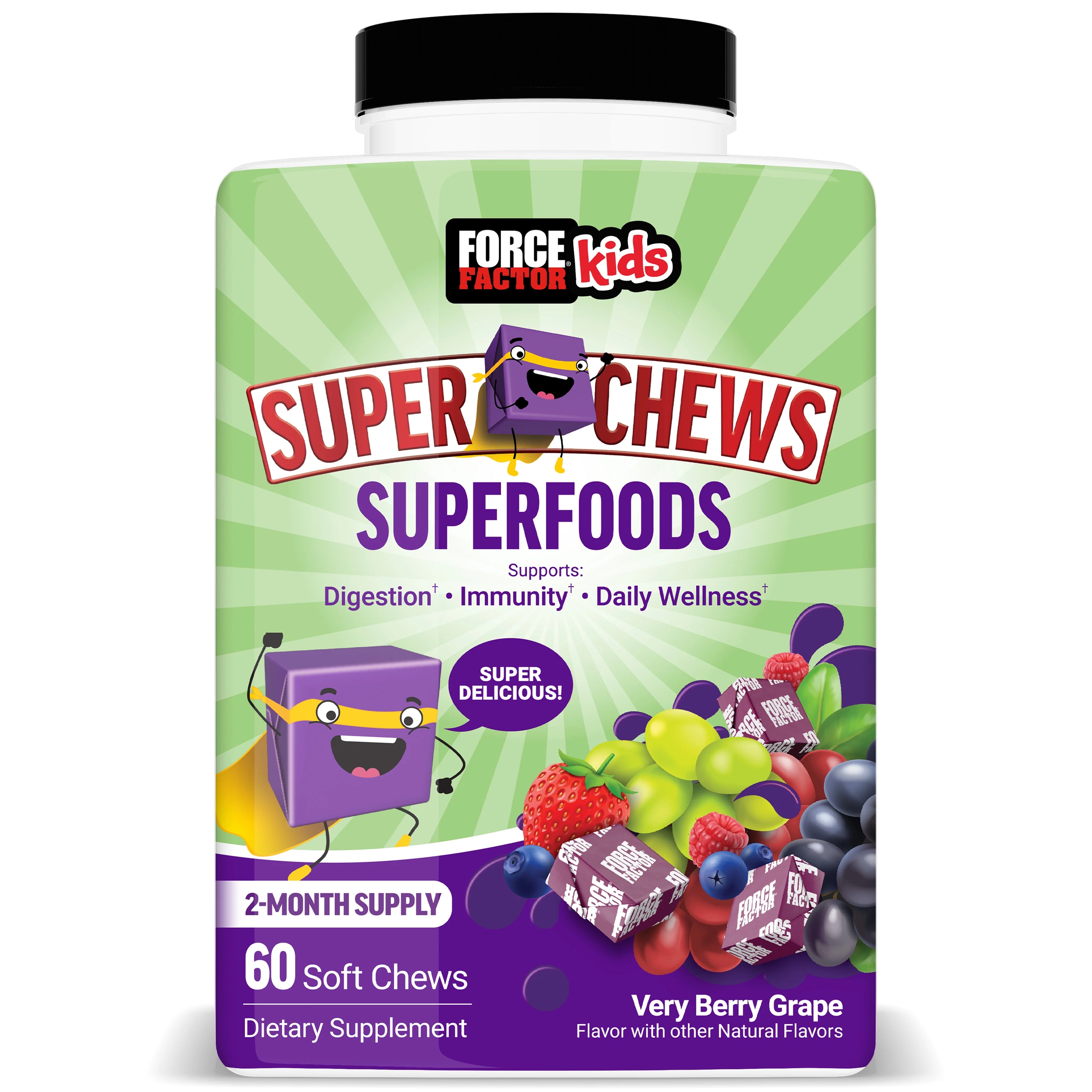 FORCE FACTOR KIDS SUPER CHEW SU
