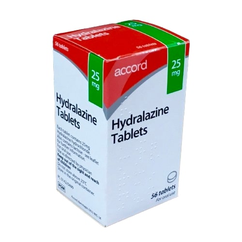 HYDRALAZINE TAB 25MG ACCORD