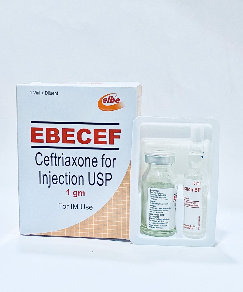 PANCEF CEFTRIAXONE INJ 1G