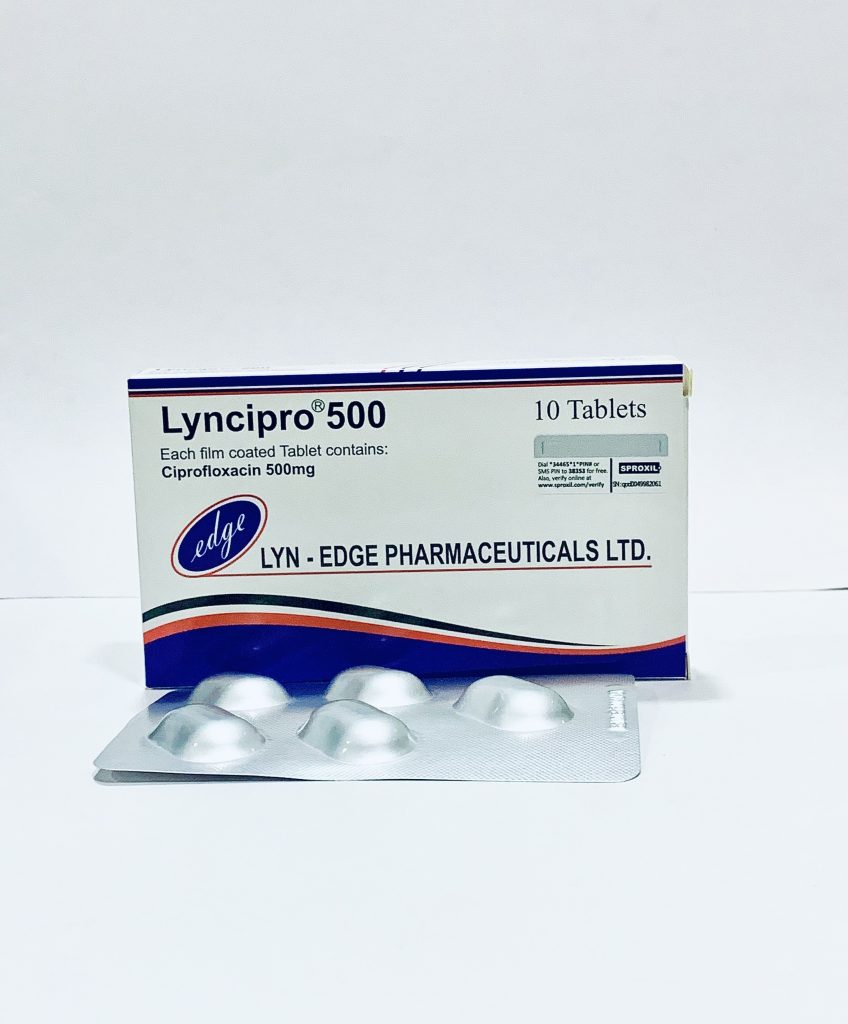 LYNCIPRO 500MG X 10