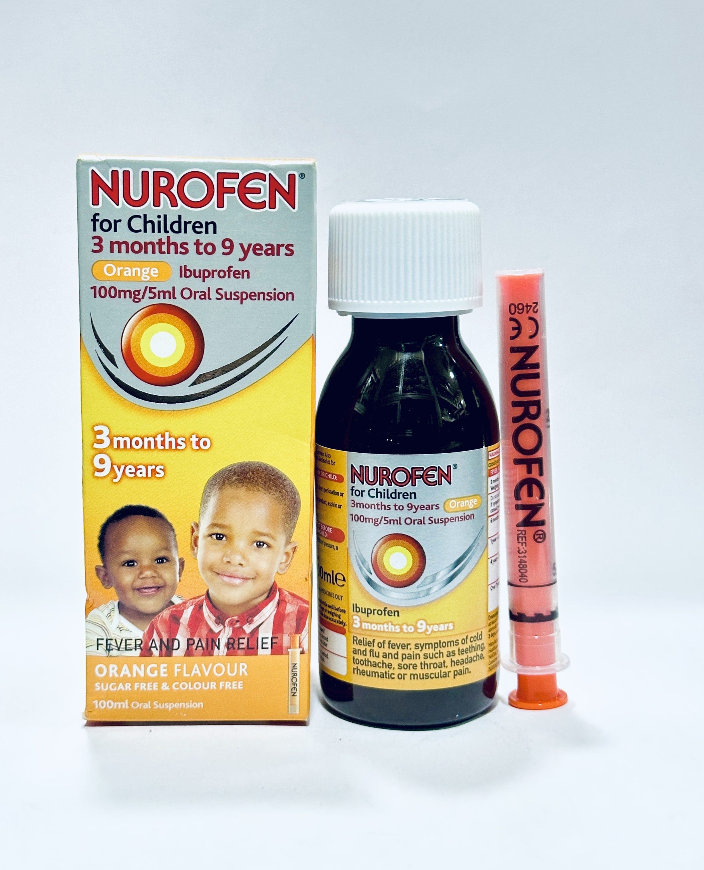 NUROFEN SUSP ORANGE FLV.100MLS